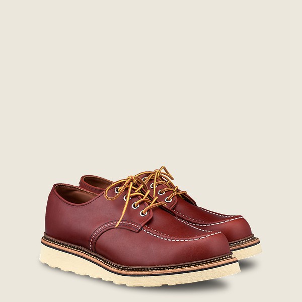 Mens Red Wing Classic - Russet Portage Leather - Oxford Burgundy - JLW931468